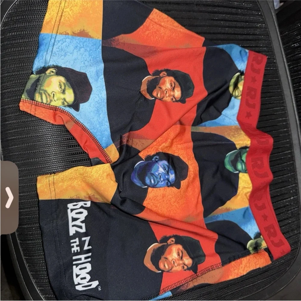 Boyz N The Hood Colorful Graphic Men's Boxer Briefs